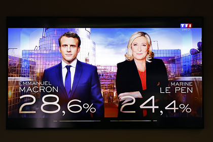Начался подсчет голосов на президентских выборах во Франции