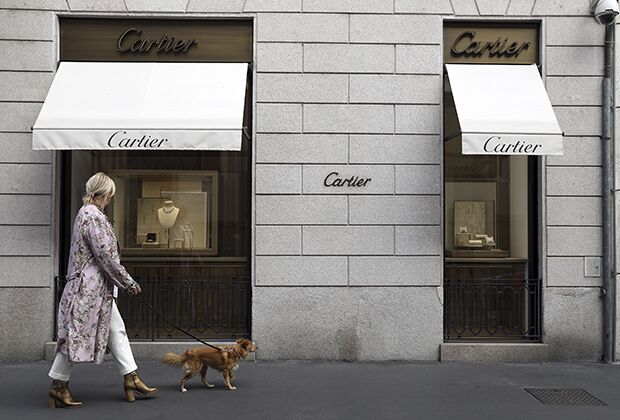 Магазин Cartier в Милане, Италия