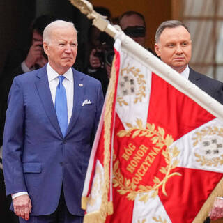Президент США Джо Байден и президент Польши Анджей Дуда