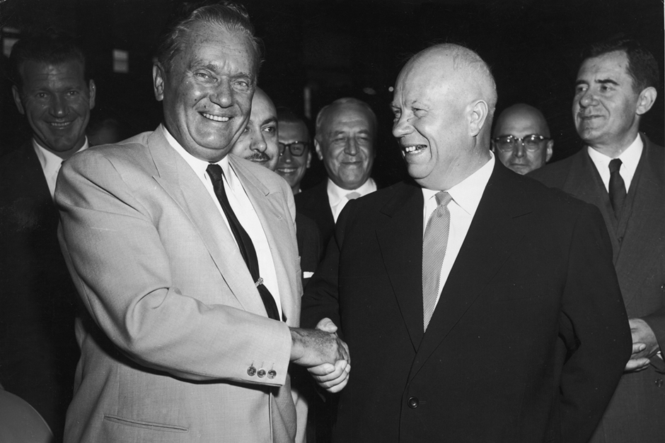 Иосип Броз Тито и Никита Хрущев в сентябре 1960 года 