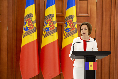 Президент Молдавии назвала георгиевскую ленточку «символом войны»