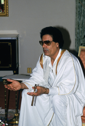 Муаммар Каддафи. Фото: Patrick Robert / Getty Images