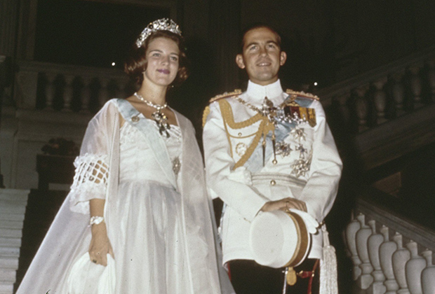 Король Константин II и принцесса Анна-Мария