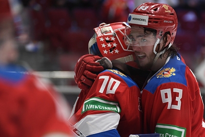 Сборная России по хоккею разгромила команду из Белоруссии