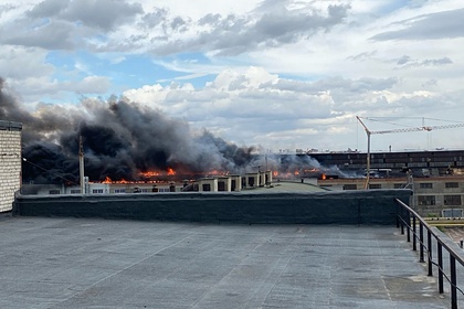 На российском заводе произошел пожар