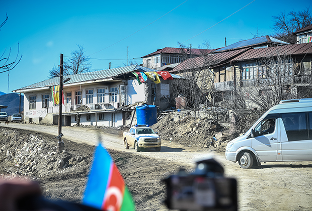Бывшее армянское село по дороге на Шушу в Ходжавендском районе