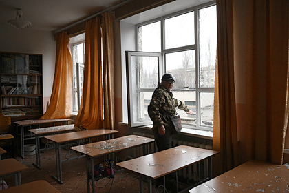 В ДНР сообщили об обстреле школы и детского сада