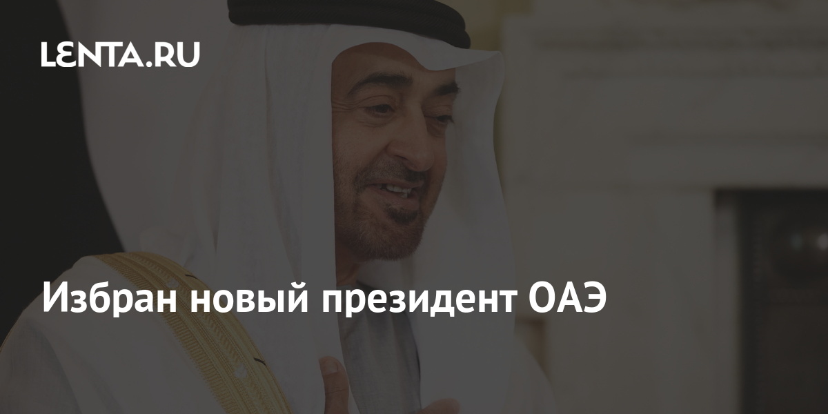 Избран новый президент ОАЭ: Политика: Мир: Lenta.ru