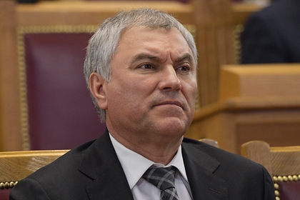 Володин назвал условие для отправки депутатов Госдумы в Донбасс