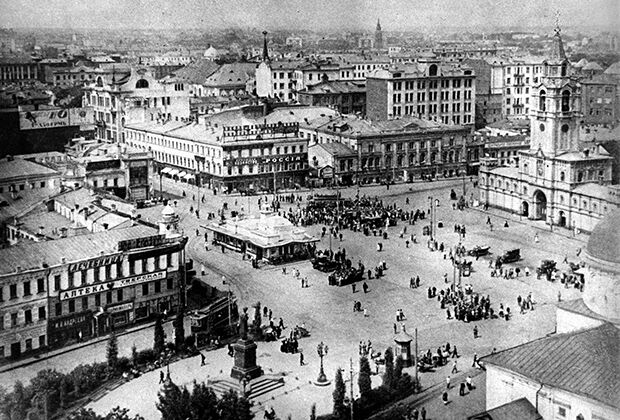 Россия. Москва. Страстная площадь. Лето 1917 года 