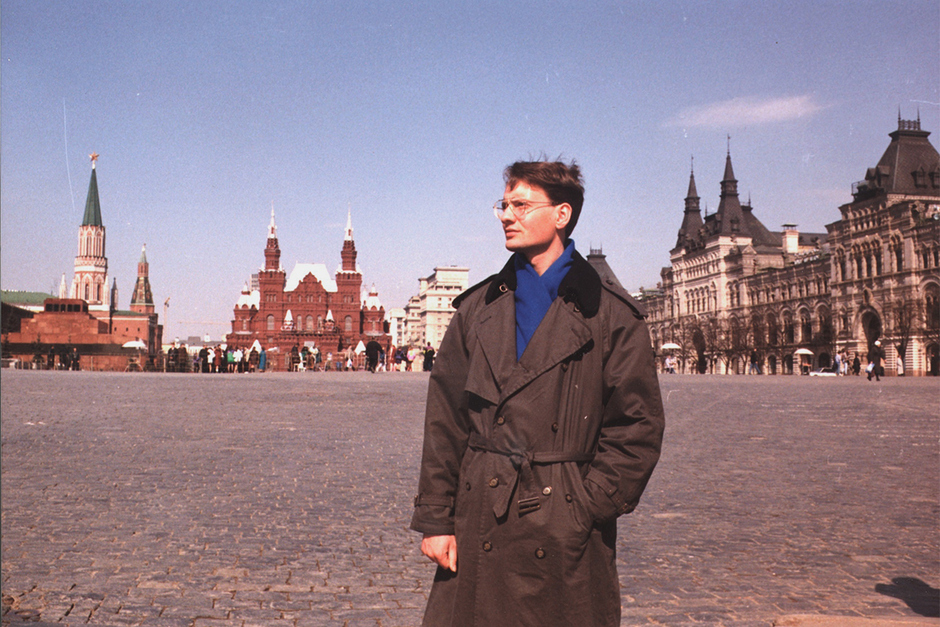 Матиас Руст на Красной площади