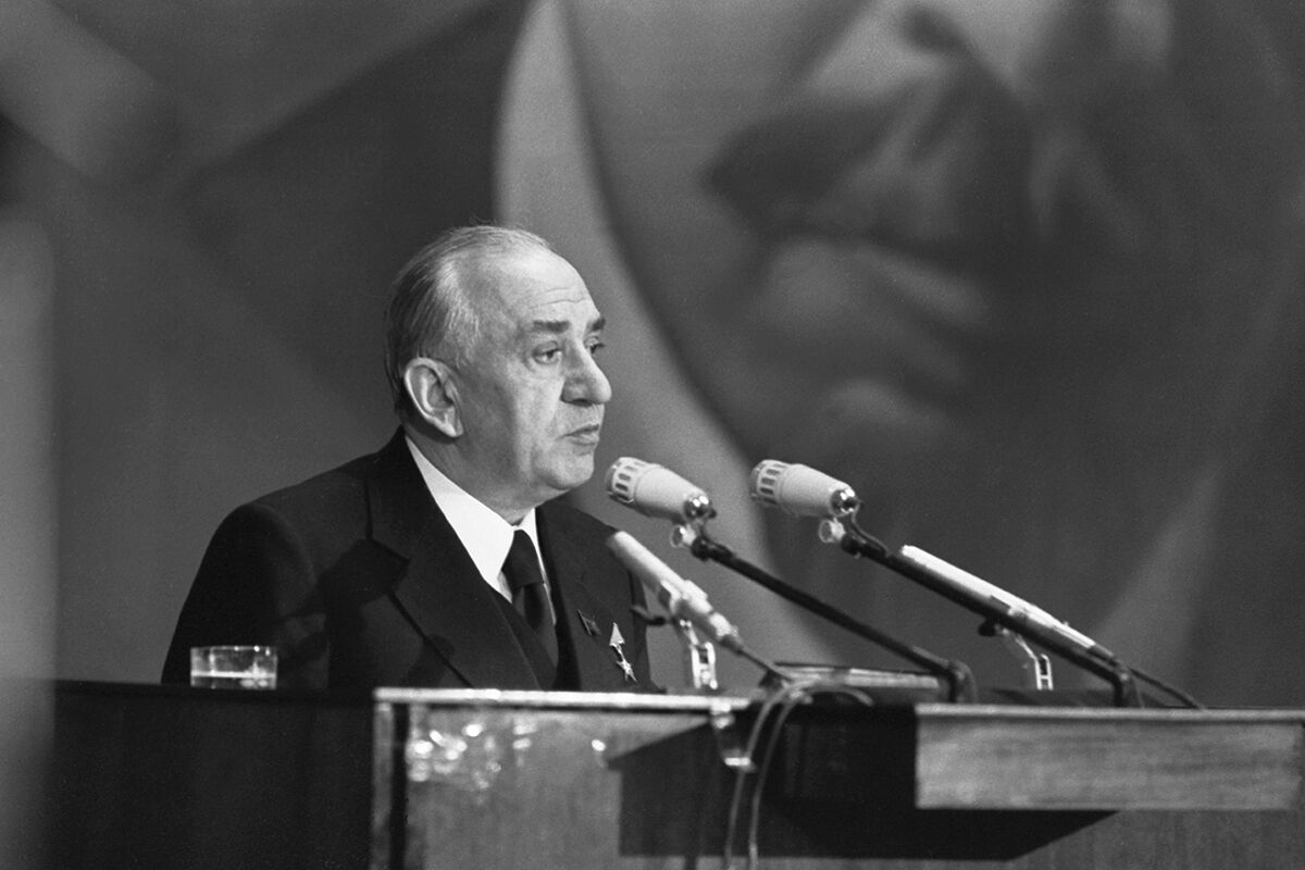 Гришин на встрече с избирателями, 1979 год