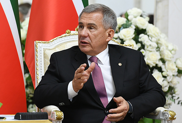Глава Республики Татарстан Рустам Минниханов 