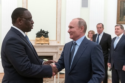 В США назвали дипломатической победой Путина визит президента Сенегала в Москву