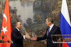 Мевлют Чавушоглу и Сергей Лавров