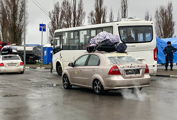 Прибытие добровольцев на донбасс