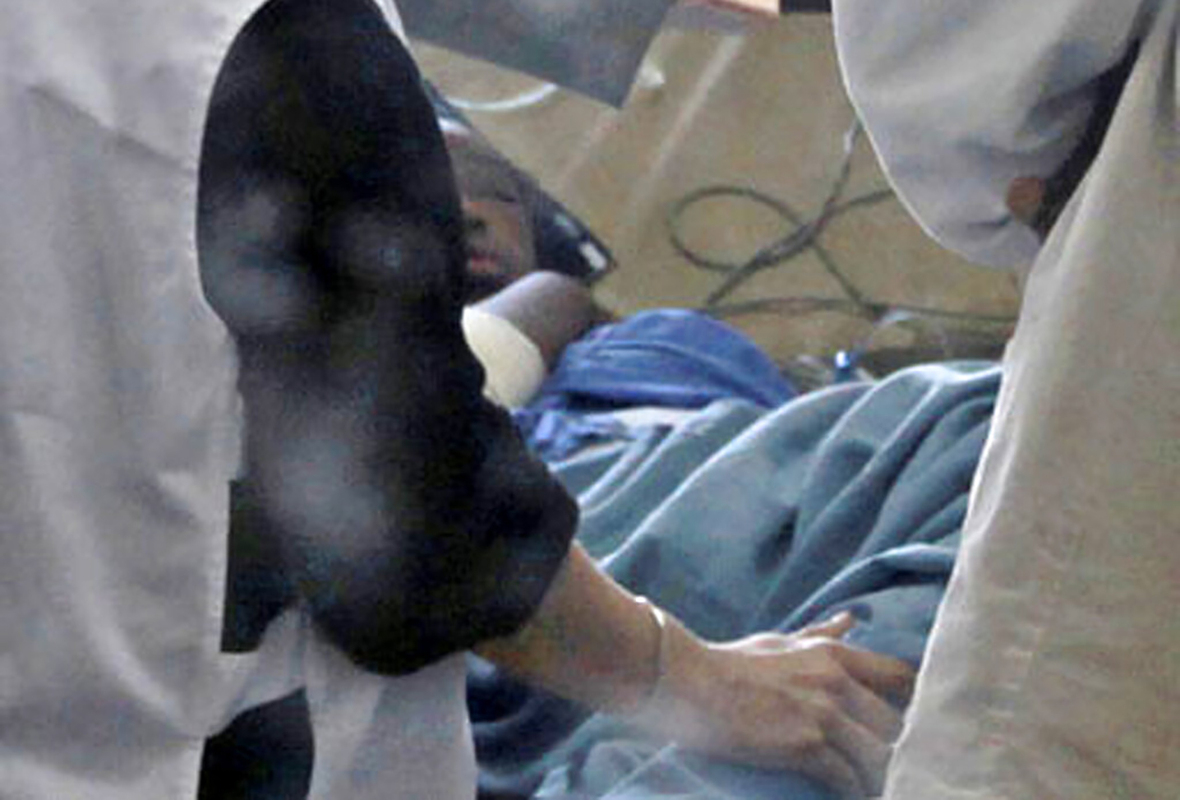 Байя Бакари в больнице, 1 июля 2009 года