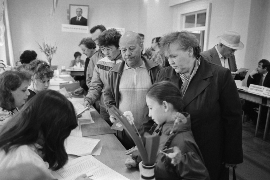 Избирательный участок в Хабаровске
