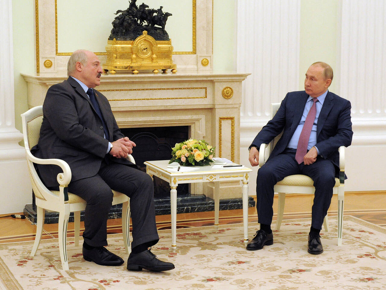 Путин и Лукашенко 2022
