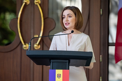 Президент Молдавии допустила влияние России на стремление страны стать частью ЕС