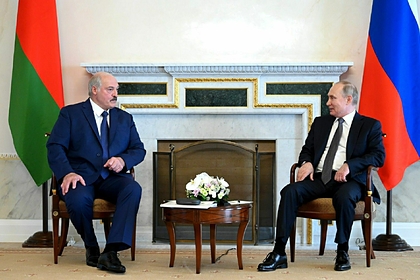 Названо место официальных переговоров Путина и Лукашенко