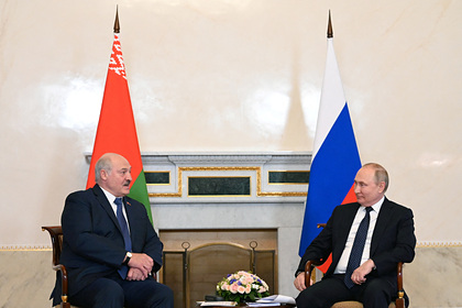 Лукашенко завершил переговоры с Путиным