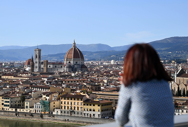 Флоренция, вид на площадь Микеланджело