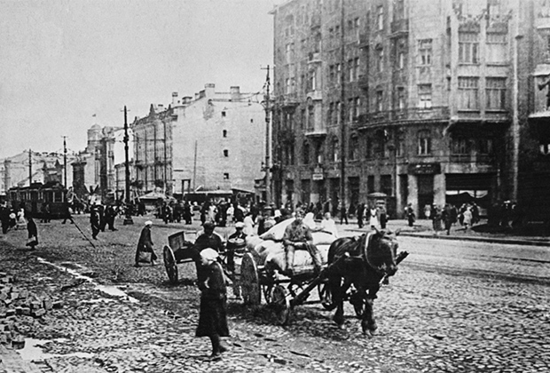 Петроград, Лиговская улица, начало 1920-х  