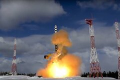 Испытание баллистической ракеты «Сармат»