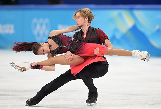 Диана Дэвис и Глеб Смолкин на Олимпийских играх-2022