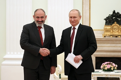 Путин и Пашинян обсудили отношения между Арменией и Турцией