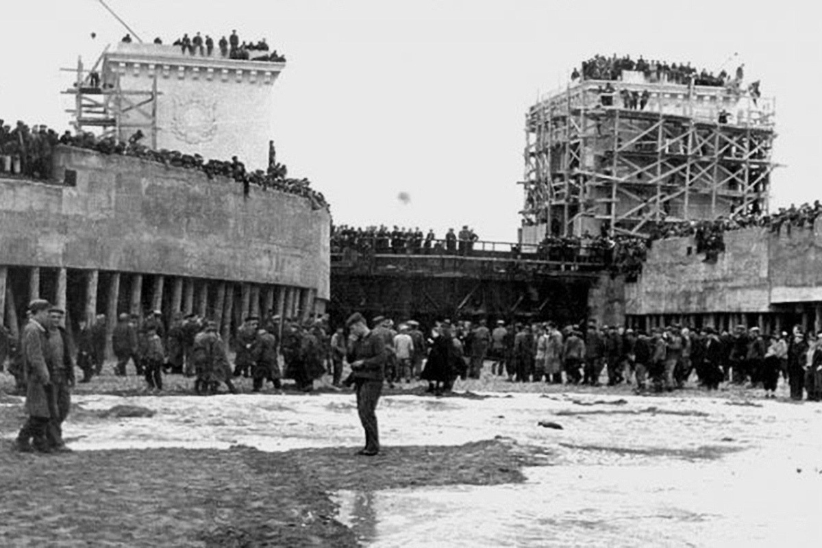 Строительство Волго-Донского канала, 1950 год