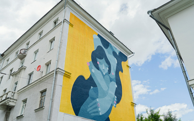 Одно из граффити фестиваля Stenograffia в Екатеринбурге. Фото: АНО Национальные приоритеты
