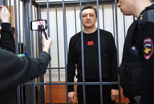 Андрей Кулаков на оглашении приговора в Подольском городском суде. Фото: Иван Водопьянов / Коммерсантъ