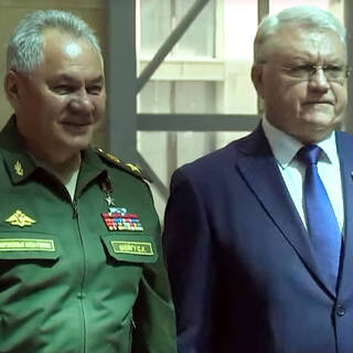 Сергей Шойгу и Ян Новиков