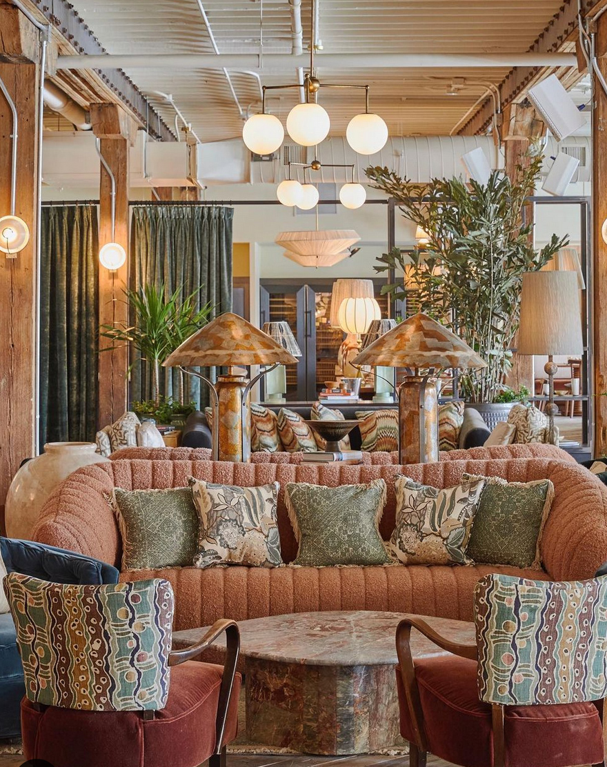 Ресторан в клубе Soho House в Нью-Йорке, США