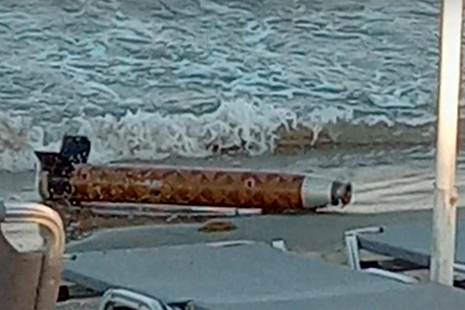 К болгарскому пляжу прибило часть российской ракеты ЗРПК «Панцирь-С1»