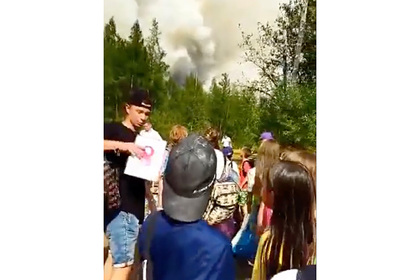 В российском регионе из-за лесного пожара сгорело пять домов