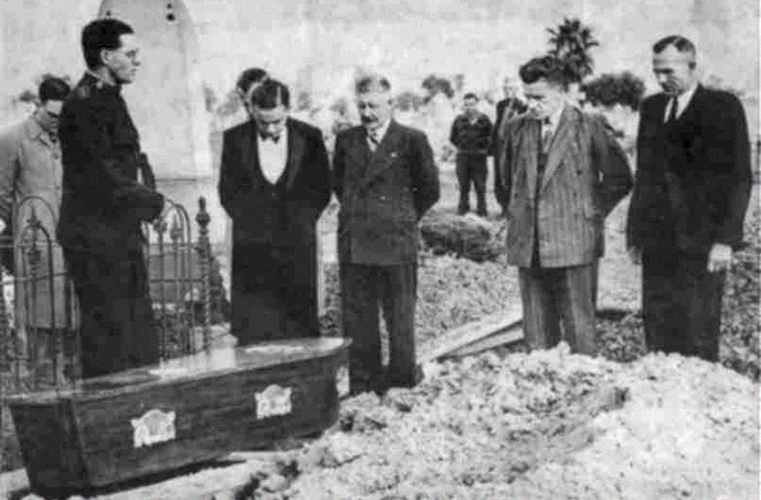 Похороны неизвестного, 14 июня 1949 года