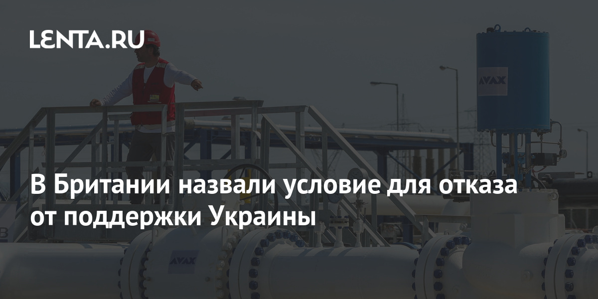В Британии назвали условие для отказа от поддержки Украины: Политика: Мир: Lenta