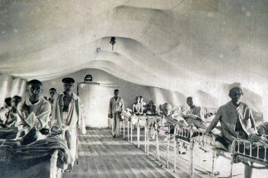 Русский полевой госпиталь в Галлипольском лагере