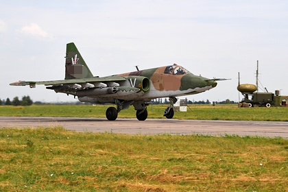Российские военные уничтожили два украинских Су-25