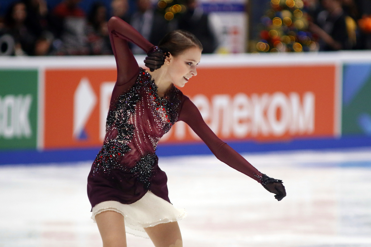 Анна Щербакова на чемпионате России-2022