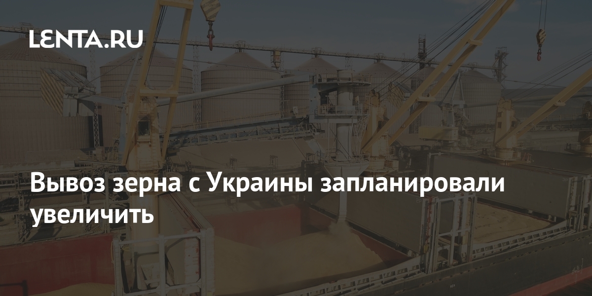 Вывоз зерна с Украины запланировали увеличить: Политика: Мир: Lenta.ru