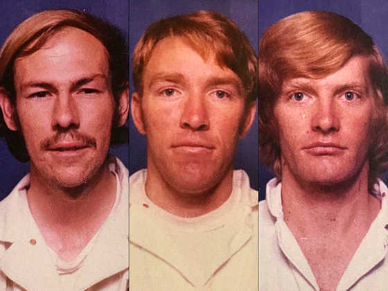 Похитители. Слева направо: Фредерик Вудс, Джеймс Шенфельд и его младший брат Ричард Шенфельд. Фото: Alameda county D.A's office