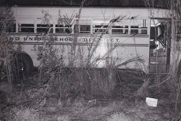 Угнанный школьный автобус. Фото: Alameda county D.A's office