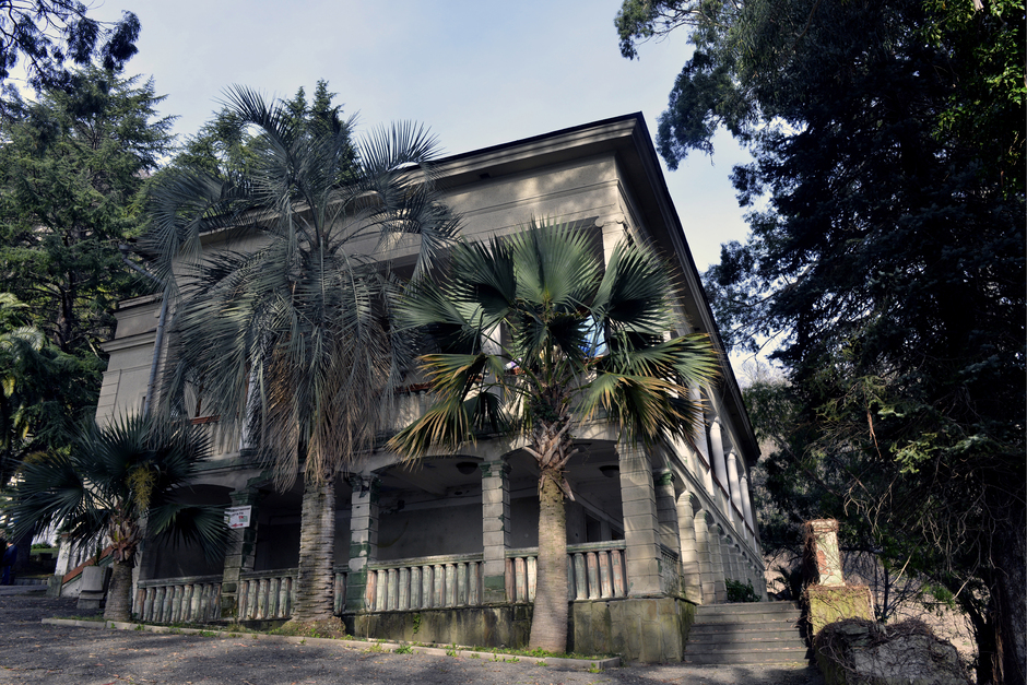 Госдачу в Новом Афоне, Абхазия, называли «Ласточкино гнездо», так как дом частично встроен в скалу. В разные годы здесь отдыхали Сталин, Хрущев и Брежнев