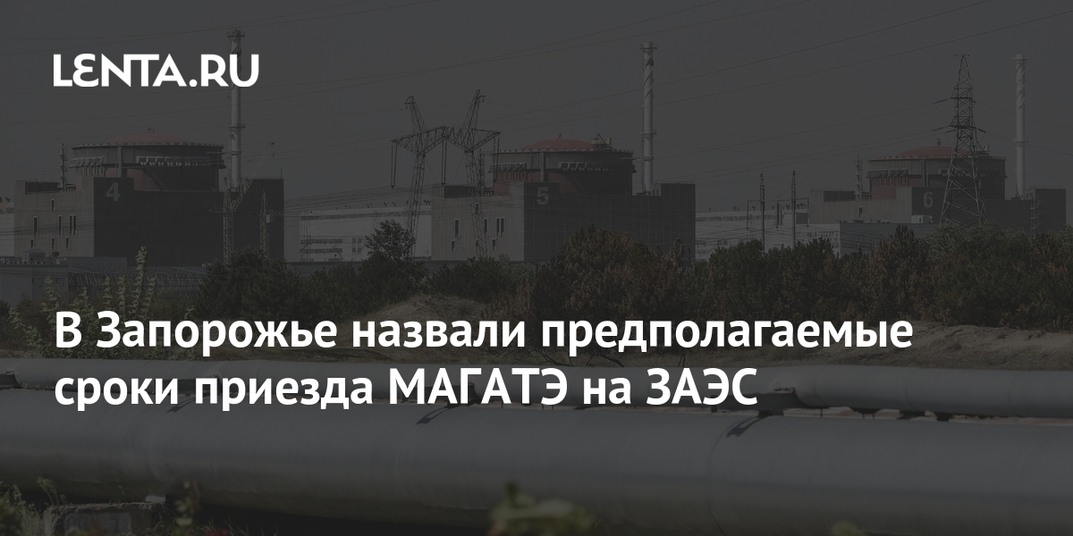 В Запорожье назвали предполагаемые сроки приезда МАГАТЭ на ЗАЭС ...