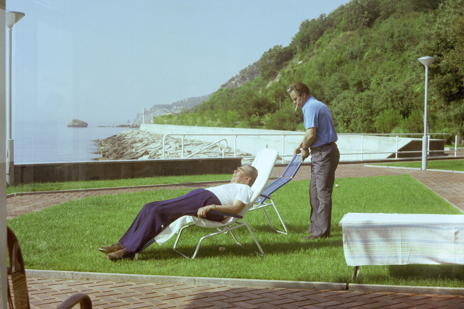 Леонид Ильич Брежнев отдыхает на даче «Глициния». 1982 год