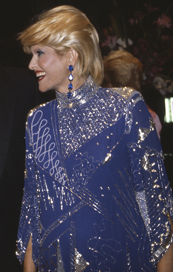 Бывшая жена экс-президента США Дональда Трампа Ивана со стрижкой аврора, 1983 год
